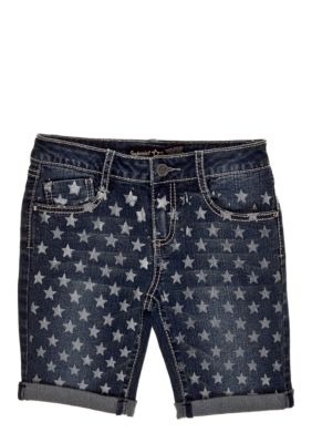 Imperial Star Star Print Shorts Girls 7-16