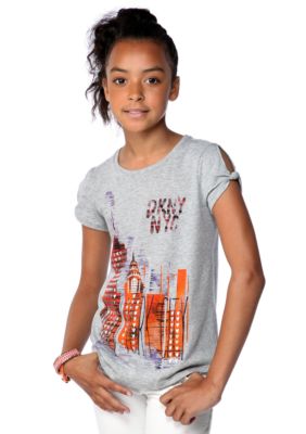 DKNY City Skyline Tee Girls 7-16