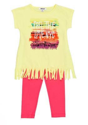 DKNY Love NYC Set Girls 4-6X