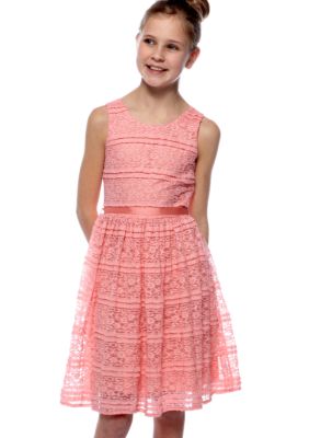 DKNY Kathryn Lace Dress Girls 7-16