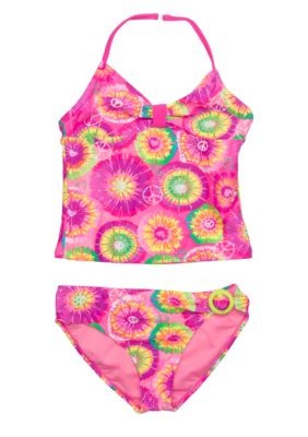 Angel Beach Funhouse Tankini Set Girls 7-16