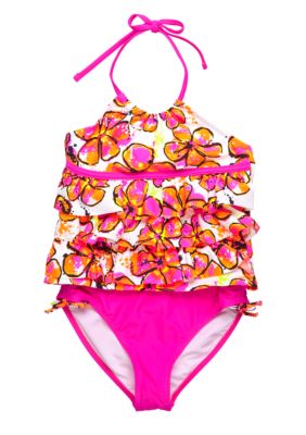 Angel Beach Ruffle Tankini Girls 7-16