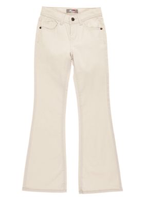 J Khaki Twill Slim Fit Pant Girls 7-16