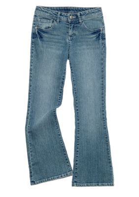 J Khaki Five Pocket Flare Leg Jean Girls 7-16