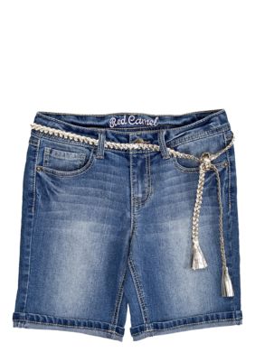 Red Camel Girls Lace Belted Bermuda Girls 7-16