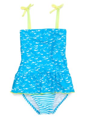 J Khaki Whales 1-Piece Girls 4-6X