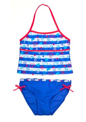 J Khaki 2-Piece American Idol Swimsuit Girls 7-16