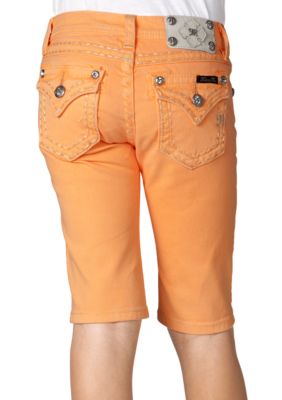 Miss Me Girls Neon Bermuda Shorts Girls 7-16