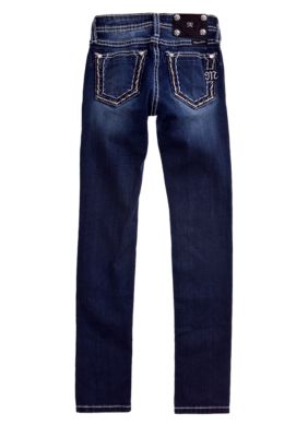 Miss Me Girls Whip Stitching Pocket Jegging Skinny Jean Girls 7-16