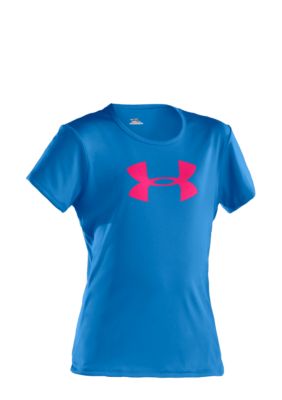 Under Armour Under Armour SS Big Logo Tech Tee Girls 7-16