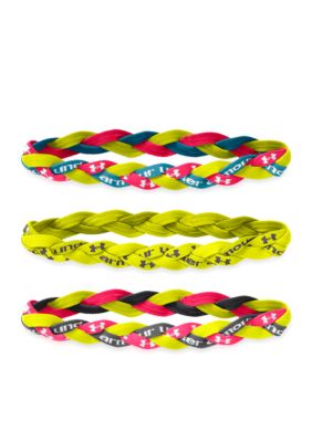 Under Armour 3-Pack Braided Mini Headband Girls