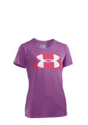 Under Armour Slub Logo Tee Girls 7-16