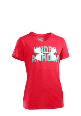 Under Armour Logo Slub Tee Girls 7-16