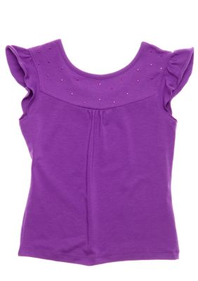 kc parker Embellished Knit Top Girls 7-16