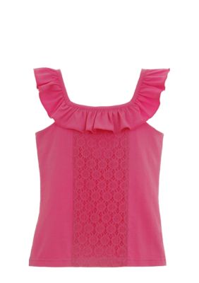 kc parker Ruffle Tank Top Girls 7-16