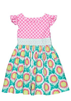 Nain & Joe Pieced Hazel Dress Girls 2-8