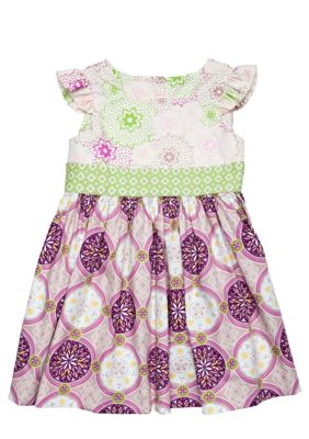 Nain & Joe Purple Hazel Dress Girls 2-8