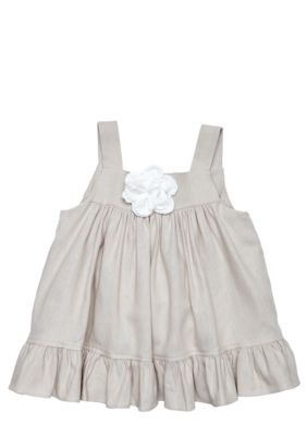 Nain & Joe Linen Ruffle Top Girls 2-7