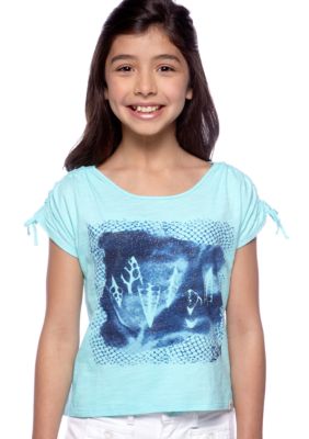 Lucky Brand Seashell Shirt Girls 7-16
