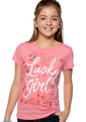 Lucky Brand Lucky Girl Tee Girls 7-16