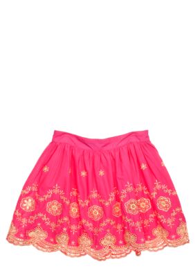 Lucky Brand Embroidered Skirt Girls 7-16