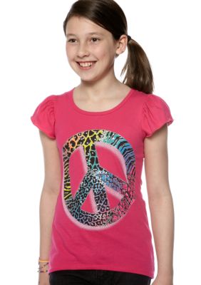 Red Camel Girls Peace Tee Girls 7-16