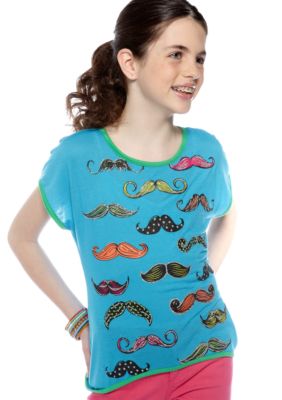 Red Camel Girls Hi Low Mustache Girls 7-16