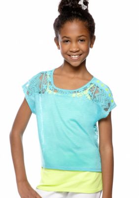 Jessica Simpson Poprock 2Fer Top Girls 7-16