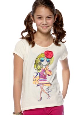 Jessica Simpson Out and About Tee Girls 7-16