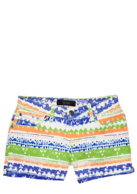 Jessica Simpson Printed Shorts Girls 7-16