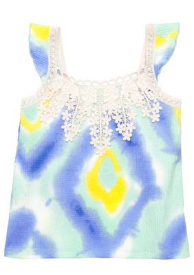 Jessica Simpson Tiwi Tie Dye Tank Girls 4-6x