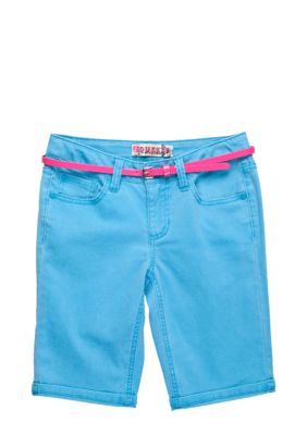 Squeeze Belted Bermuda Short Girls Plus