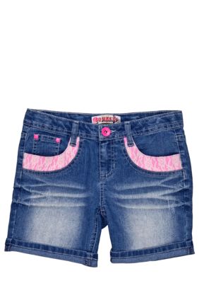 Squeeze Crochet Pocket Shorts Girls 7-16