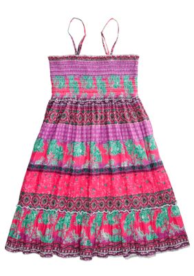 Squeeze Floral Print Dress/Skirt Girls 7-16