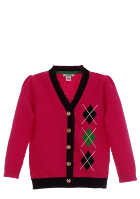 Hartstrings Argyle Cardigan Girls 7-16