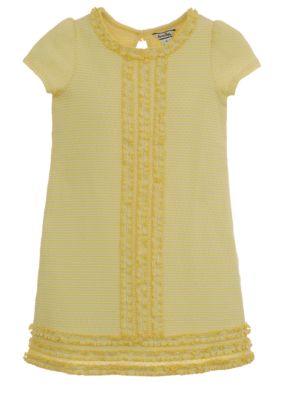 Hartstrings Ruffle Stripe Knit Dress Girls 4-6X