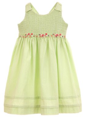 Hartstrings Smock Dress Girls 4-6X