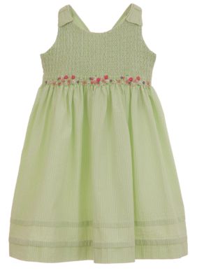 Hartstrings Cotton Seersucker Dress Girls 7-16