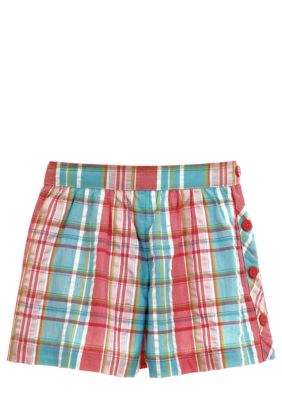 Hartstrings Plaid Short Girls 4-6x