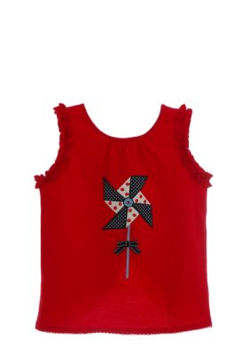 Hartstrings Pinwheel Top Girls 4-6X