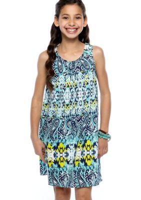 Red Camel Girls Paisley Ikat Dress Girls 7-16