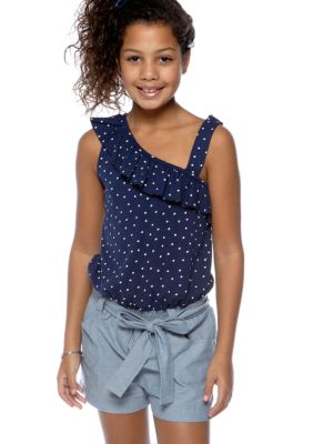 Red Camel Girls Denim Romper Girls 7-16