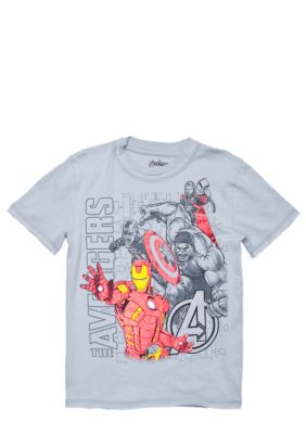 Marvel Avengers Foil Screen Tee Boys 4-7