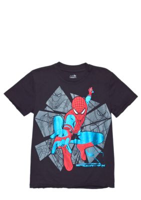 Marvel Spiderman Foil Screen Tee Boys 4-7