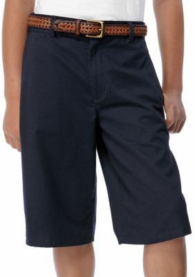 Izod Uniform Slim Shorts Boys 8-20