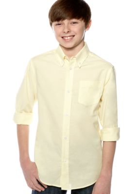 Izod Solid Oxford Shirt Boys 8-20