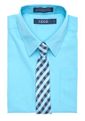 Izod Dress Shirt & Tie Boys 8-20
