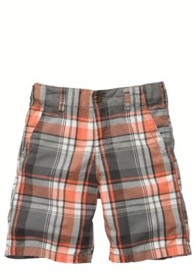 OshKosh B'gosh Plaid Oxford Short Boys 4-7