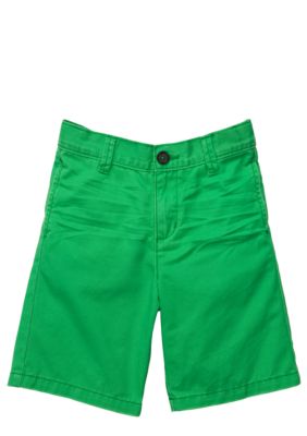 OshKosh B'gosh Green Twill Shorts Boys 4-7