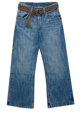 Lee Dungaree Husky Belted Relaxed Bootcut Jean - Boys 8-20